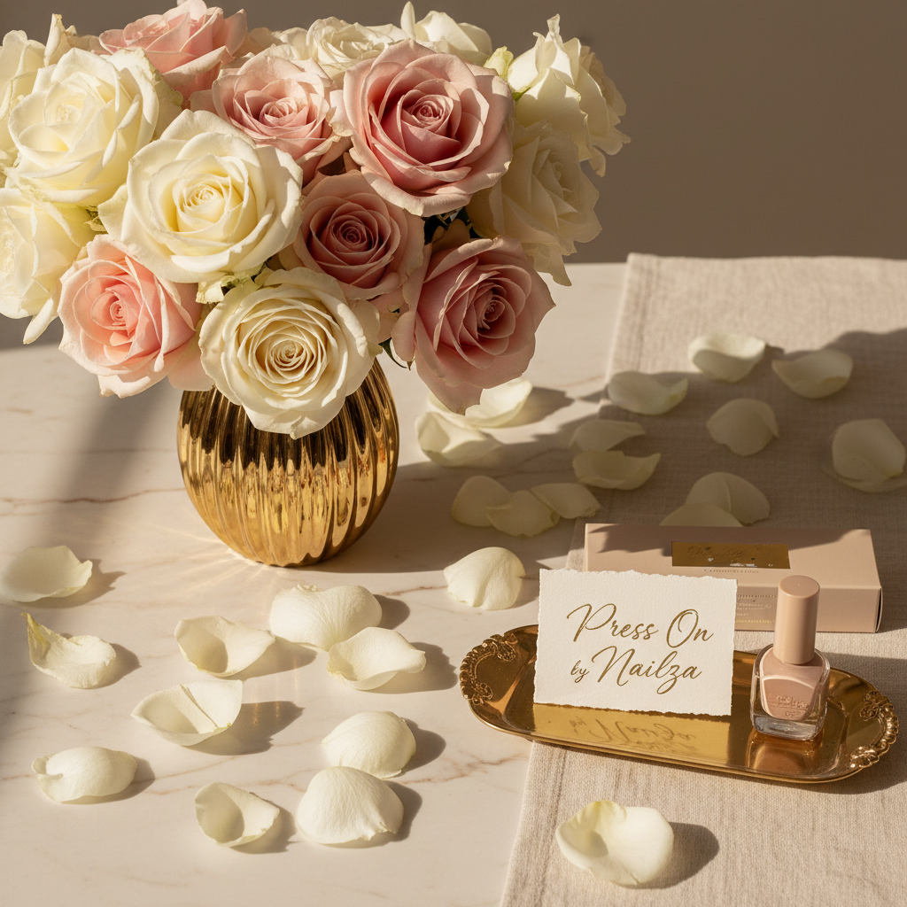 Clean & Blush - Press On by Nailza