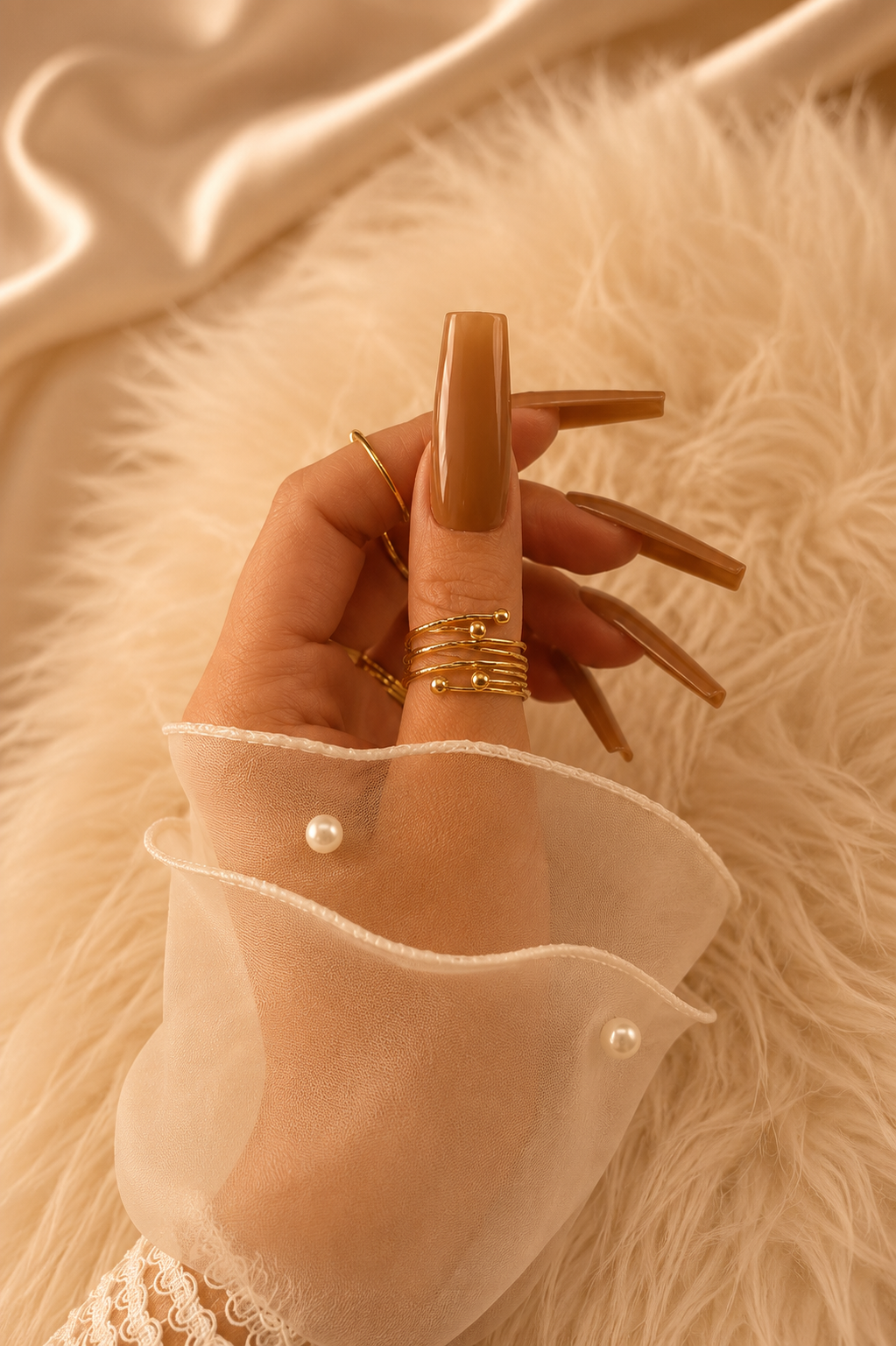 Carre_Taille L1 - Press On by Nailza